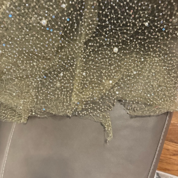 Miss Circle Ginny Pearl Embellished Backless Gown - Picture 9 of 9